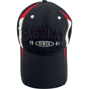Cabela's 1961 Raised Bold 3D Text Mesh Back Hook & Loop One Size Baseball Cap